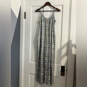 NWT Ekouaer Floral Knit Jumpsuit